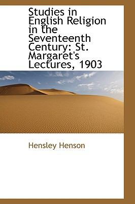 Studies in English Religion in the Seventeenth ... 1103224123 Book Cover