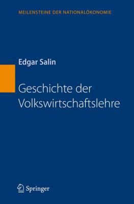 Geschichte Der Volkswirtschaftslehre [German] [Large Print] 3540722599 Book Cover
