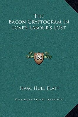 The Bacon Cryptogram In Love's Labour's Lost 1169185835 Book Cover