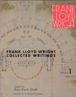 Coll Writings V 1fl Wright 0847815471 Book Cover