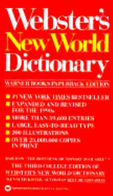 Webster's New World Dictionary 0446360260 Book Cover