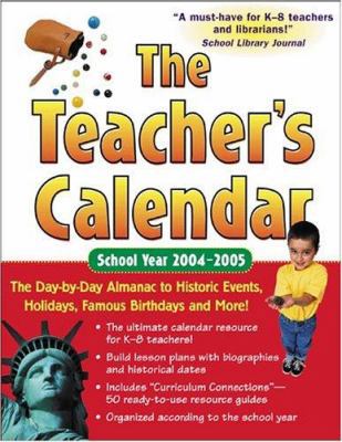 The Teacher's Calendar School Year 2004-2005: T... 0071433236 Book Cover
