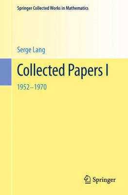 Collected Papers I: 1952-1970 1461461367 Book Cover