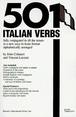 501 Italian Verbs: Fully Conjugated in All the ... [Italian] 0812047575 Book Cover