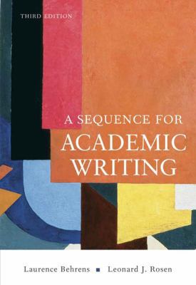 Sequence for Academic Writing, A (3rd Edition) 0321456815 Book Cover