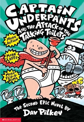 Captain Underpants and the Attack of the Talkin... 0590634275 Book Cover