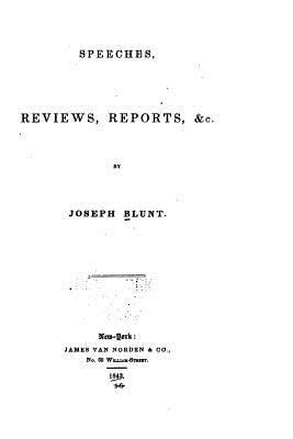 Speeches, Reviews, Reports 1530951895 Book Cover
