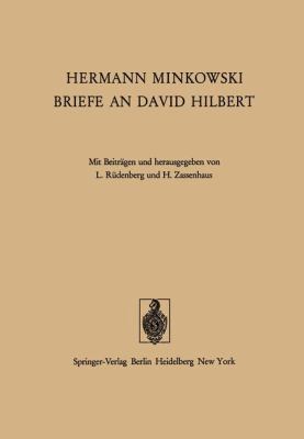 Hermann Minkowski Briefe an David Hilbert [German] 3540061215 Book Cover