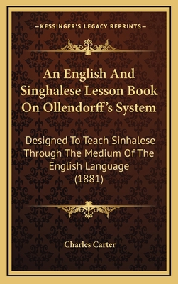 An English and Singhalese Lesson Book on Ollend... 1164250388 Book Cover