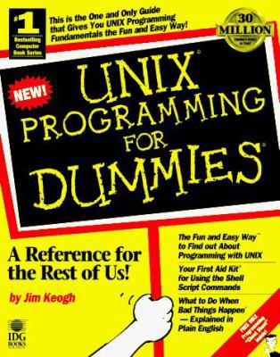 UNIX Programming for Dummies 0764500619 Book Cover