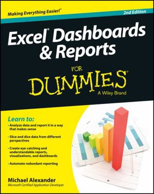 Excel Dashboards and Reports for Dummies 1118842243 Book Cover