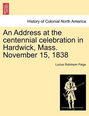 An Address at the Centennial Celebration in Har... 1241437882 Book Cover