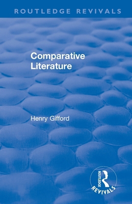 Comparative Literature 0367550768 Book Cover