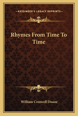 Rhymes From Time To Time 1163768073 Book Cover