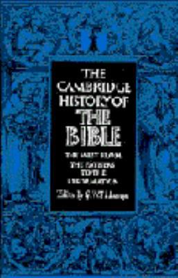 The Cambridge History of the Bible: Volume 2, t... 0521042550 Book Cover