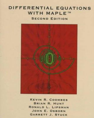 Differential Equations with Maple 0471176451 Book Cover