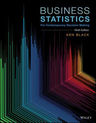 Business Statistics: For Contemporary Decision ... 1119320895 Book Cover