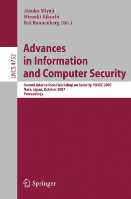 Advances in Information and Computer Security: ... B01NCTGPC5 Book Cover