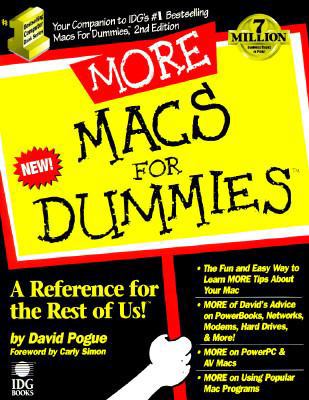 More Macs for Dummies 156884087X Book Cover