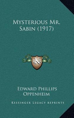 Mysterious Mr. Sabin (1917) 1166668185 Book Cover