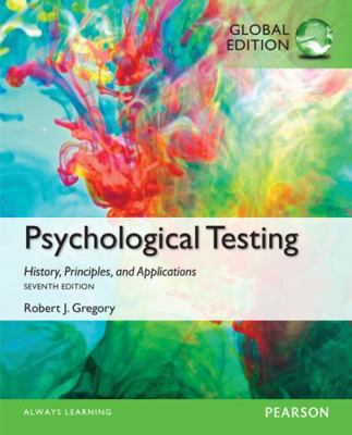 Psychological Testing: History, Principles, and... 1292058803 Book Cover