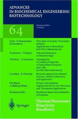 Thermal Biosensors Bioactivity Bioaffinity 3540649670 Book Cover