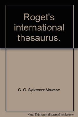 Roget's international thesaurus. 0690708904 Book Cover