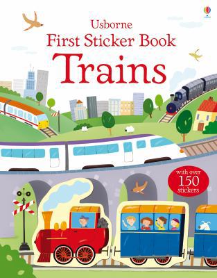 First Sticker Book Trains [With Stickers] 0794533515 Book Cover
