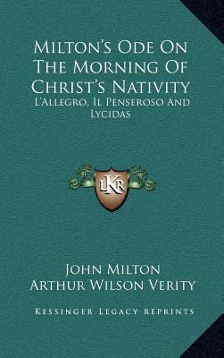 Milton's Ode on the Morning of Christ's Nativit... 1163464783 Book Cover