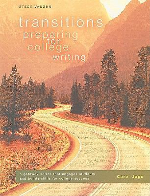 Transitions: Preparing for College Writing 1419074741 Book Cover