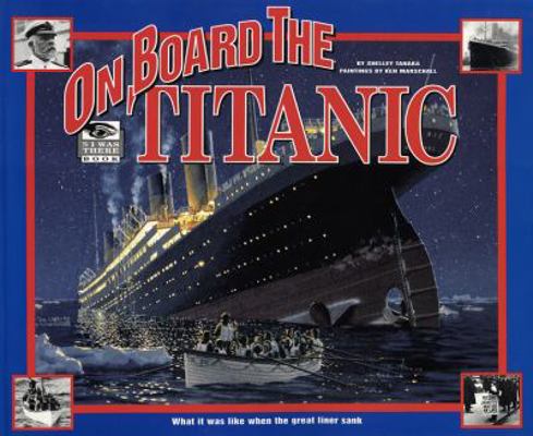 On Board the Titanic 0590248952 Book Cover