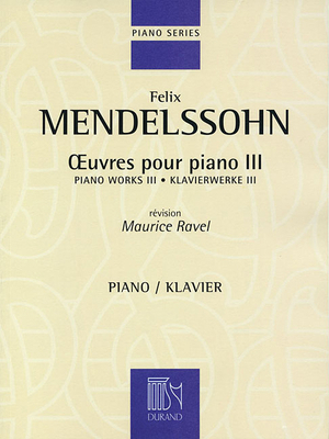 Piano Works III 0044079257 Book Cover