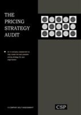 The Pricing Strategy Audit 1907766006 Book Cover