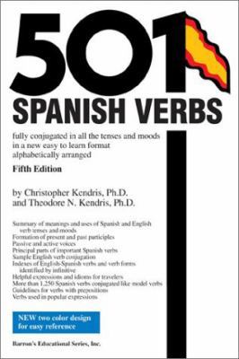 501 Spanish Verbs: Fully Conjugated In All The ... 0764124285 Book Cover
