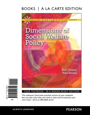 Dimensions of Social Welfare Policy 0205149847 Book Cover