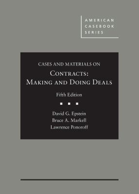 Cases and Materials on Contracts: Making and Do... 1634606485 Book Cover