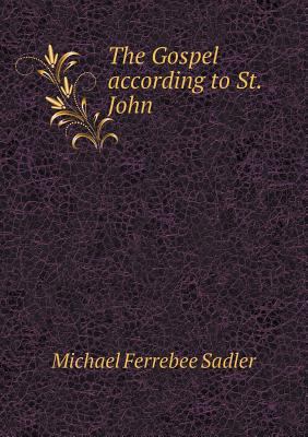 The Gospel according to St. John 5518809336 Book Cover