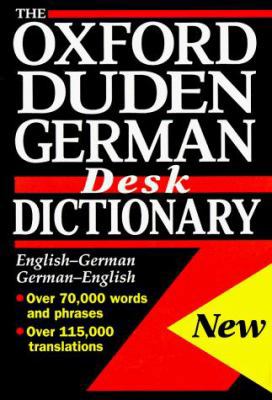The Oxford-Duden German Desk Dictionary [German] 0198601476 Book Cover