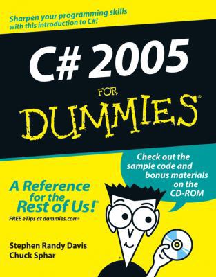 C# 2005 For Dummies 0764597043 Book Cover