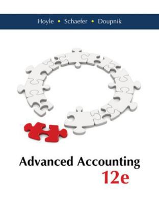 Advanced Accounting 0077862228 Book Cover