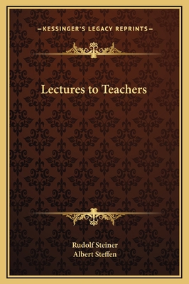 Lectures to Teachers 1169246486 Book Cover