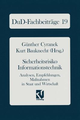 Sicherheitsrisiko Informationstechnik: Analysen... [German] 3528052953 Book Cover