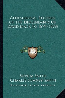 Genealogical Records Of The Descendants Of Davi... 1104753014 Book Cover