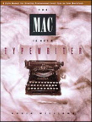 The Mac Is Not a Typewriter 0938151312 Book Cover