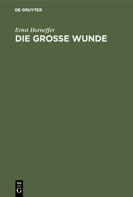 Die Große Wunde: Psychologische Betrachtungen Z... [German] 3486749293 Book Cover