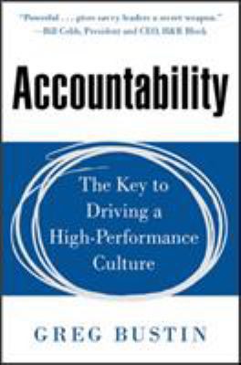 Accountability: The Key to Driving a High-Perfo... 0071831371 Book Cover