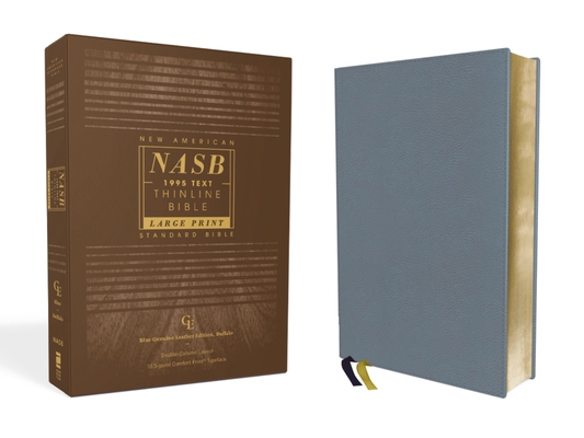 Nasb, Thinline Bible, Large Print, Genuine Leat... [Large Print] 0310456304 Book Cover