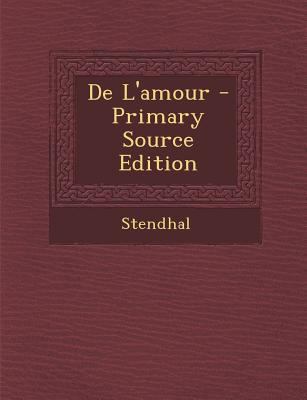 De L'amour [French] 1289989877 Book Cover