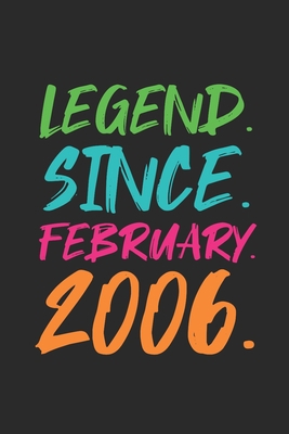 Legend Since February 2006: Journal for Birthday Gift Idea - Graph Ruled Notebook