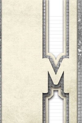 Letter M: Personalized Design Notebook: 120 pages 1705631509 Book Cover